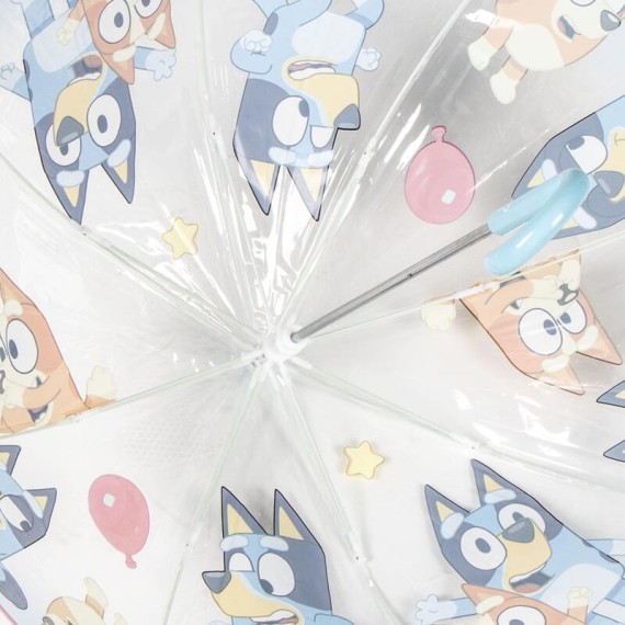 Guarda-Chuva Comprido Manual 45/8 BLUEY Transparente | Ref. 299.2400000855