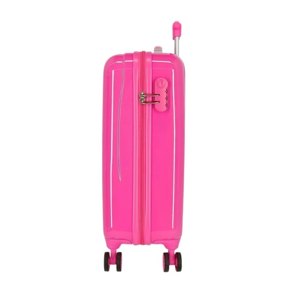 Mala de Cabine 4 Rodas 55cm FROZEN Sparkle Like Magic Fuchsia | Ref. 186.2421431