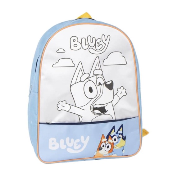 Mochila c/ Acessórios de Papelaria BLUEY Azul | Ref. 299.2700001821