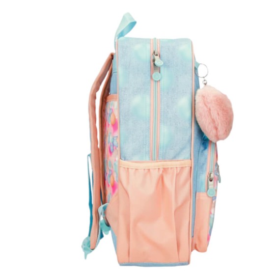 Mochila Escolar Adap. 38cm ENSO Bubbles Azul Ganga | Ref. 186.97824D1