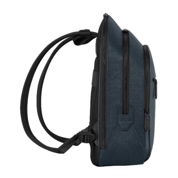 Mochila Média 3 Compart. MONTBLANC Sartorial Tweed Blue | Ref. 238.220335