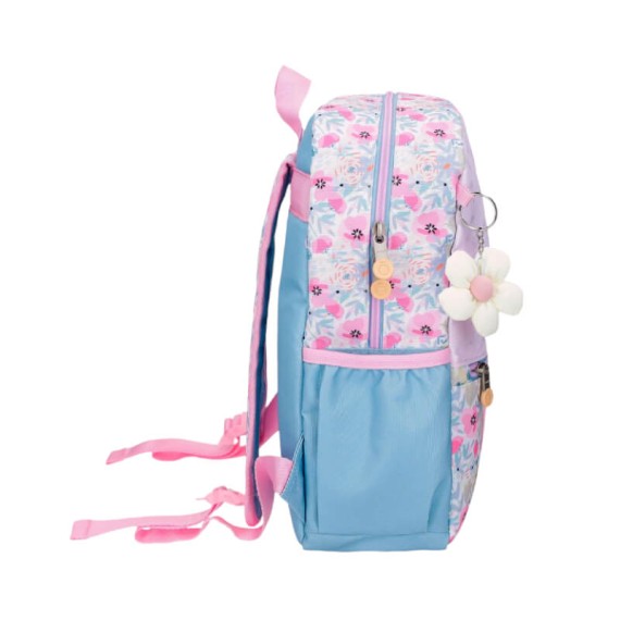 Mochila Pré-Escolar 33cm ENSO Full of Flowers Lilás | Ref. 186.9772321
