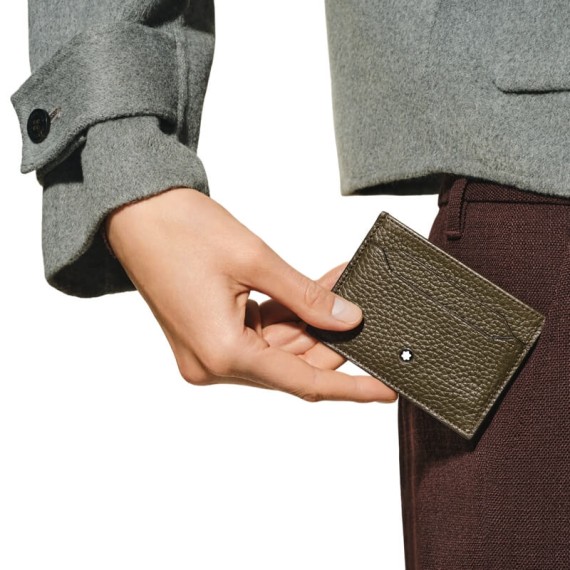 Porta-Cartões 5CC MONTBLANC Meisterstück Soft Grain Khaki | Ref. 238.220219