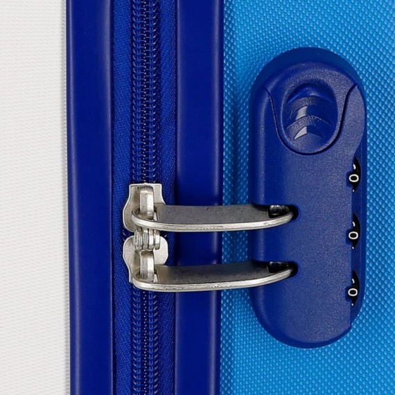 Mala de Cabine / Trolley 50cm 4R STITCH Happy Branco/Azul | Ref. 186.4381343 Mala de Cabine / Trolley 50cm 4R STITCH Happy Branco/Azul | Ref. 186.4381343