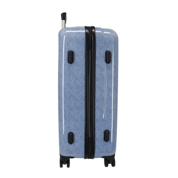 Mala de Viagem / Trolley Médio 65cm 4R STITCH You Are Magic Denim | Ref. 186.3851222 Mala de Viagem / Trolley Médio 65cm 4R STITCH You Are Magic Denim | Ref. 186.3851222