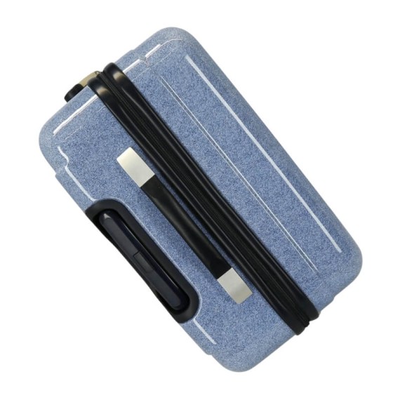 Mala de Viagem / Trolley Médio 65cm 4R STITCH You Are Magic Denim | Ref. 186.3851222 Mala de Viagem / Trolley Médio 65cm 4R STITCH You Are Magic Denim | Ref. 186.3851222