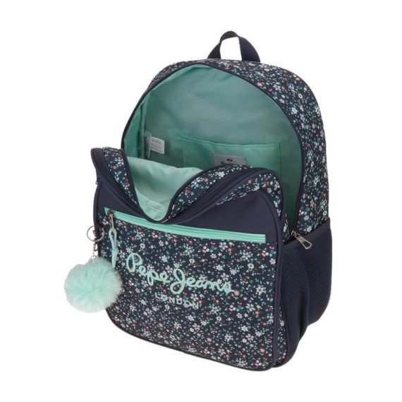 Mochila Escolar 40Cm 2C PEPE JEANS Alenka Azul Marinho | Ref. 186.6712221 Mochila Escolar 40Cm 2C PEPE JEANS Alenka Azul Marinho | Ref. 186.6712221