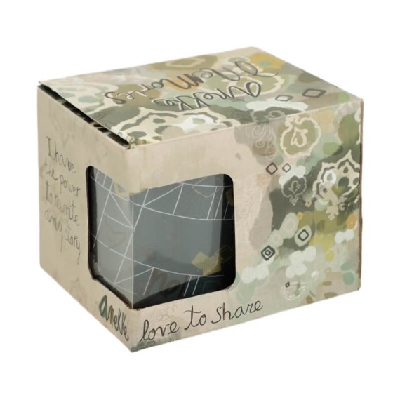 ANEKKE Caneca de Porcelana Evolution Print Azul | Ref. 280.41475-102