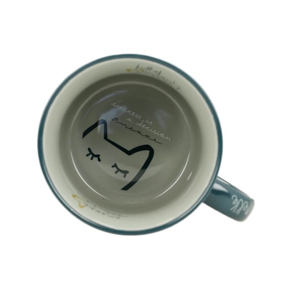 ANEKKE Caneca de Porcelana Evolution Print Azul | Ref. 280.41475-102