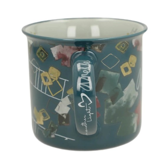 ANEKKE Caneca de Porcelana Evolution Print Azul | Ref. 280.41475-102