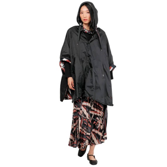 ANEKKE Casaco Impermeável Dobrável Mademoiselle Preto | Ref. 280.41283-015