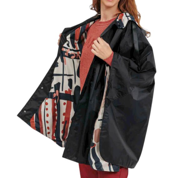 ANEKKE Casaco Impermeável Dobrável Mademoiselle Preto | Ref. 280.41283-015