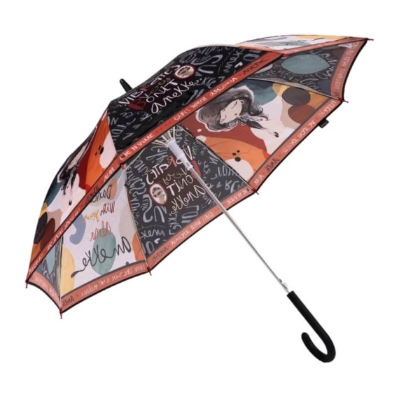 ANEKKE Guarda-Chuva Comprido Manual Alma Multicolor | Ref. 280.40473-201