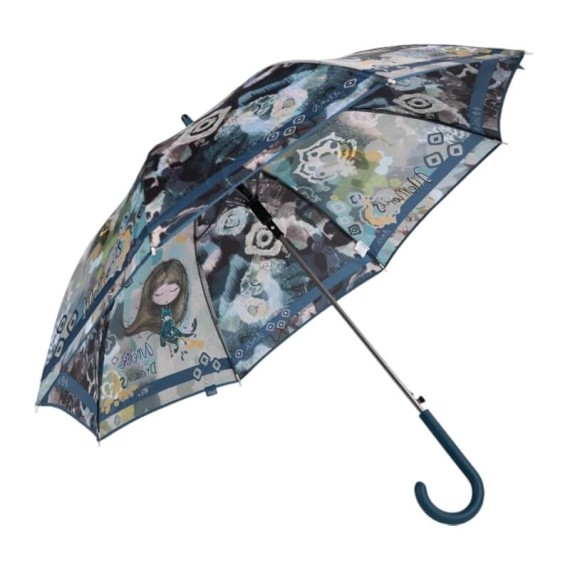 ANEKKE Guarda-Chuva Comprido Manual Real Azul | Ref. 280.41473-203