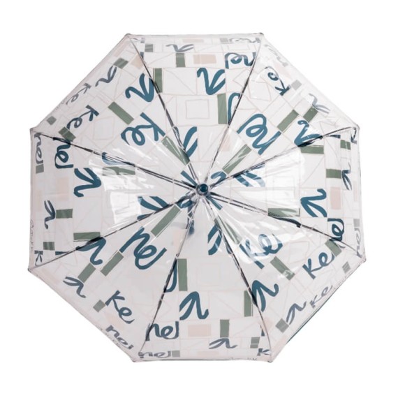 ANEKKE Guarda-Chuva Comprido Manual Vinil Real Transparente | Ref. 280.41473-213