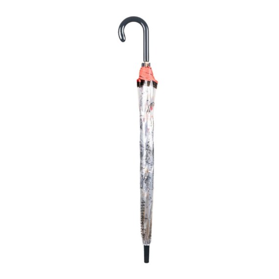 ANEKKE Guarda-Chuva Comprido Manual Vinil Studio Transparente | Ref. 280.41483-214