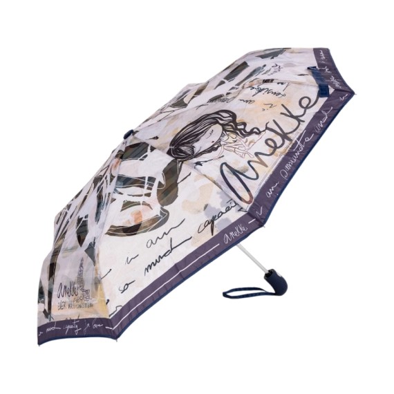 ANEKKE Guarda-Chuva Pequeno Automático Memories Azul | Ref. 280.40483-102