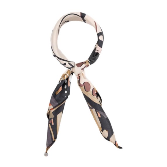 ANEKKE Lenço Quadrado Estampado Mademoiselle Nude | Ref. 280.41480-313