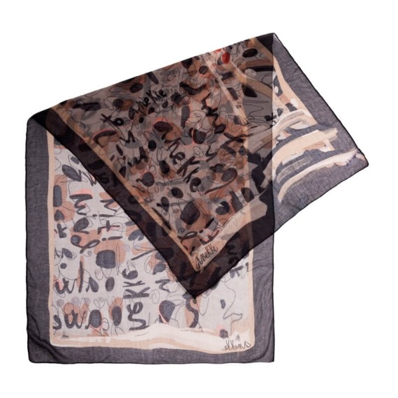 ANEKKE Lenço Retangular Estampado Mademoiselle | Ref. 280.41480-052