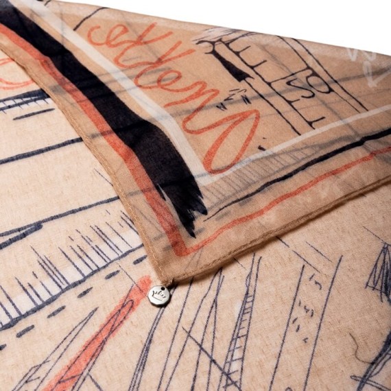 ANEKKE Lenço Retangular Estampado Studio | Ref. 280.41480-061