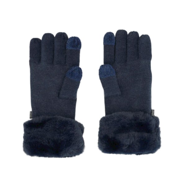 ANEKKE Luvas de Senhora em Malha c/ Detalhes Azuis | Ref. 280.41482-023