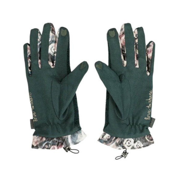 ANEKKE Luvas de Senhora em Tecido Real Verde | Ref. 280.41472-031