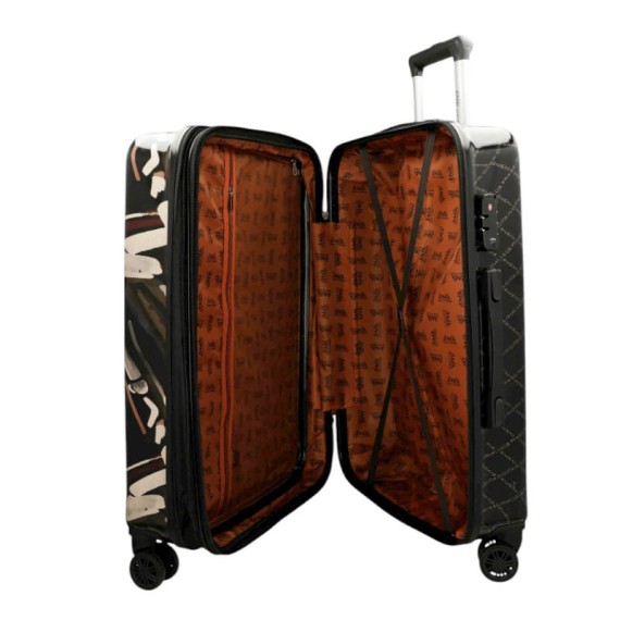 ANEKKE Mala de Viagem Média 66cm 4R Mademoiselle Multicolor | Ref. 280.41584-011