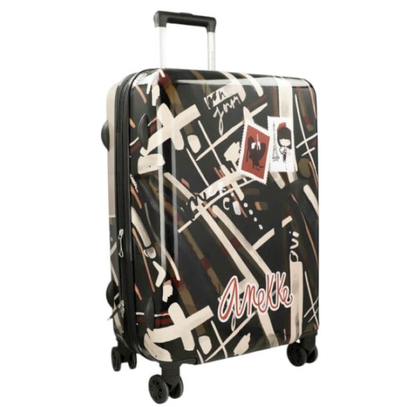 ANEKKE Mala de Viagem Média 66cm 4R Mademoiselle Multicolor | Ref. 280.41584-011