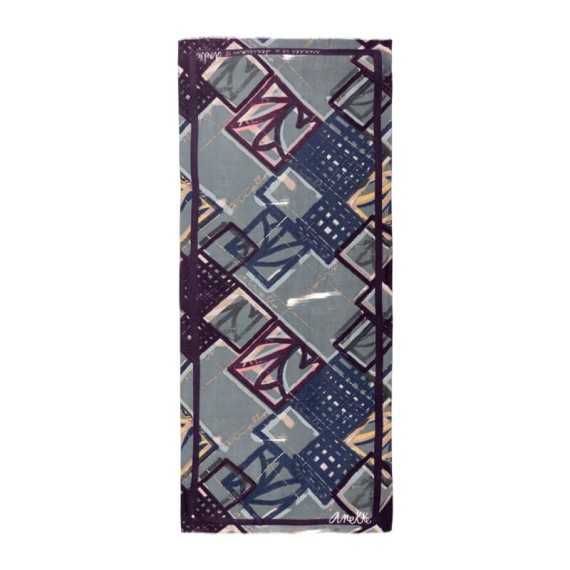 ANEKKE Pashmina/Lenço Estampado Azul | Ref. 280.41470-101