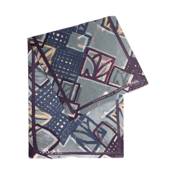 ANEKKE Pashmina/Lenço Estampado Azul | Ref. 280.41470-101