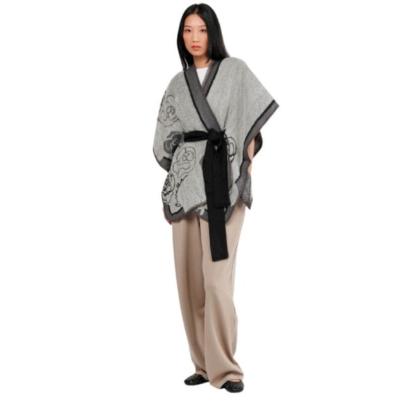 ANEKKE Poncho c/ Cinto para Senhora Bege | Ref. 280.41284-021