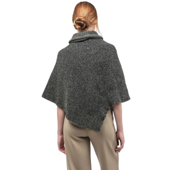 ANEKKE Poncho Gola Alta para Senhora Azul | Ref. 280.41274-052