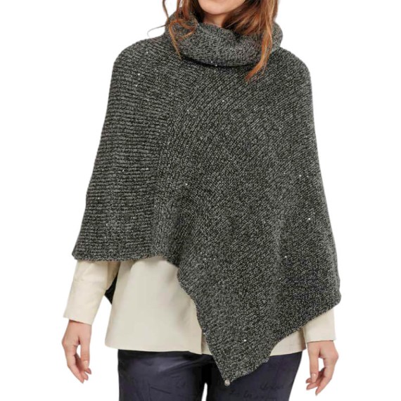 ANEKKE Poncho Gola Alta para Senhora Azul | Ref. 280.41274-052