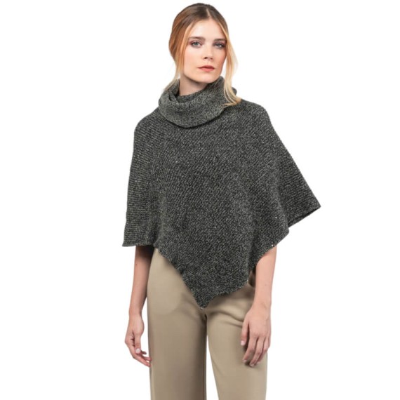 ANEKKE Poncho Gola Alta para Senhora Azul | Ref. 280.41274-052