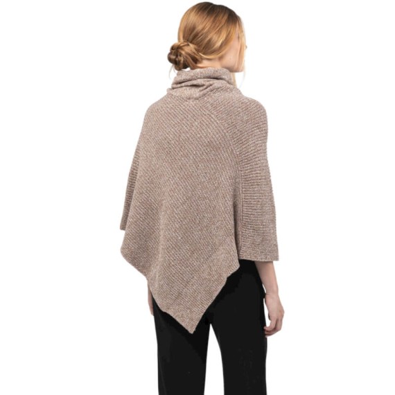 ANEKKE Poncho Gola Alta para Senhora Bege | Ref. 280.41274-051