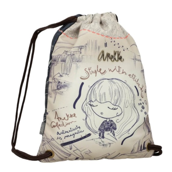 ANEKKE Saco Mochila Mademoiselle Studio Bege | Ref. 280.41484-004