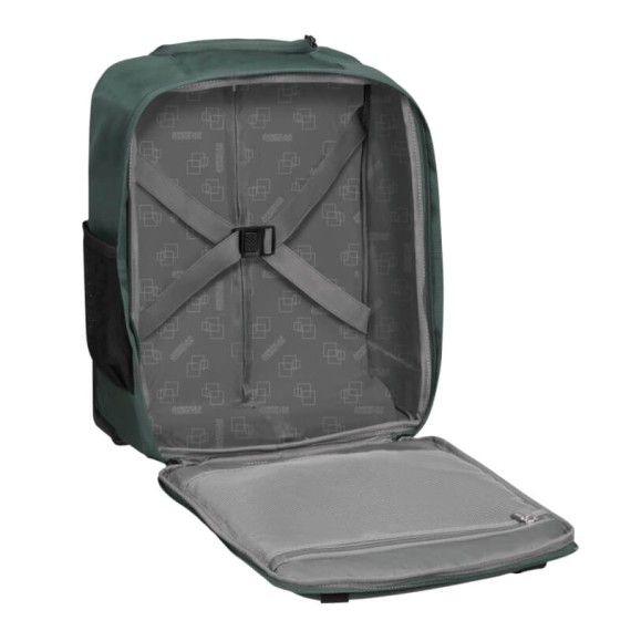 AT Mochila de Cabine c/ Rodas SM Ryanair/Vueling Verde Floresta | Ref. 92.158733-1257 AT Mochila de Cabine c/ Rodas SM Ryanair/Vueling Verde Floresta | Ref. 92.158733-1257
