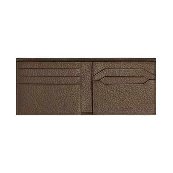 Carteira Horizontal 6CC MONTBLANC Soft Grain Noisette | Ref. 238.220199
