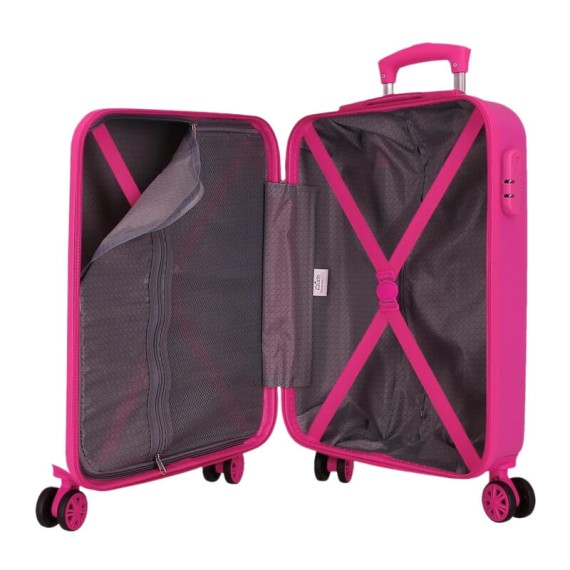 Mala de Cabine / Trolley 55cm 4R STITCH Love To Travel Branca | Ref. 186.2211182