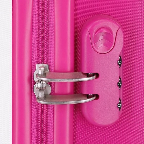 Mala de Cabine / Trolley 55cm 4R STITCH Love To Travel Branca | Ref. 186.2211182