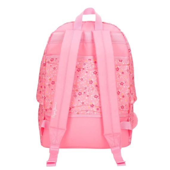 Mochila Escolar 42cm PEPE JEANS Alenka Rosa | Ref. 186.6712323