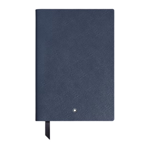 Notebook #146 Pautado Médio MONTBLANC Saffiano Azul Escuro | Ref. 238.134756