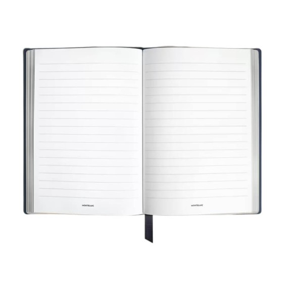 Notebook #146 Pautado Médio MONTBLANC Saffiano Azul Escuro | Ref. 238.134756
