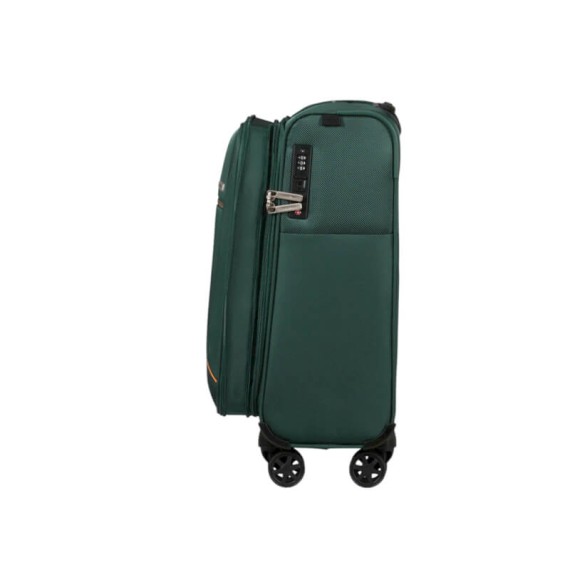 SAMSONITE Mala de Cabine 55cm 4R Exp. Base Breeze Verde Escuro | Ref. 92.154779-1259
