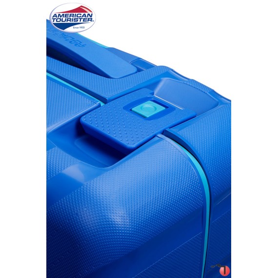 American Tourister Mala/Trolley de Cabine 55cm 4 Rodas Spinner LOCK' N' ROLL Azul | Ref. 9206G00311