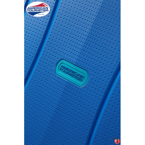 American Tourister Mala/Trolley de Cabine 55cm 4 Rodas Spinner LOCK' N' ROLL Azul | Ref. 9206G00311