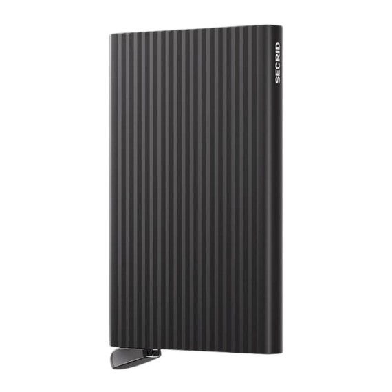 SECRID Porta-Cartões Premium Cardprotector Fluted Black+ | Ref. 297.CFI-B