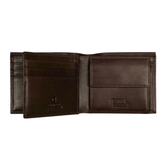 CAMEL ACTIVE Carteira Horizontal 6CC Jeans Pine Castanha | Ref. 91.11869