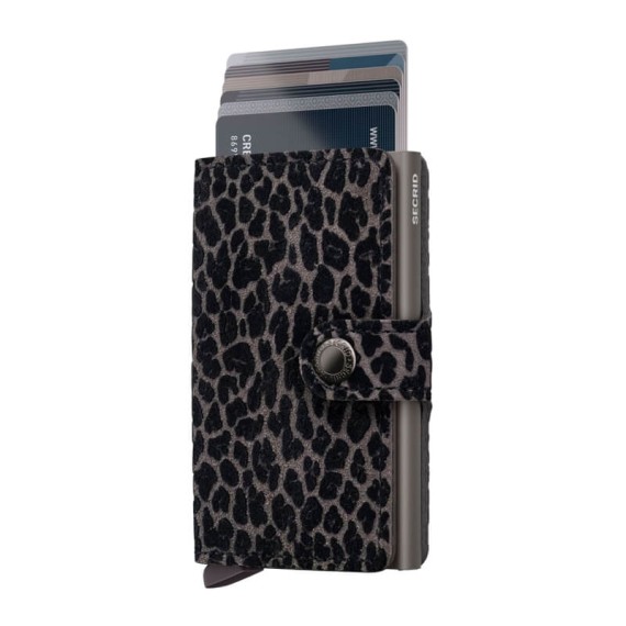 Carteira SECRID Miniwallet Leo Grey | Ref. 297.MLE-G