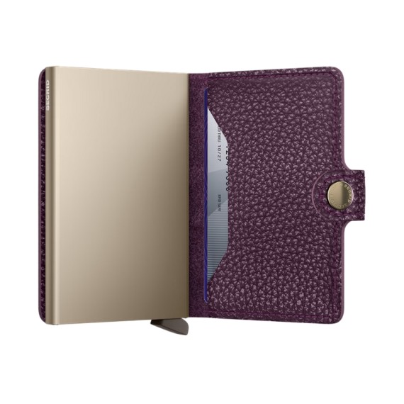 Carteira SECRID Miniwallet Pebble Grape | Ref. 297.MPE-G